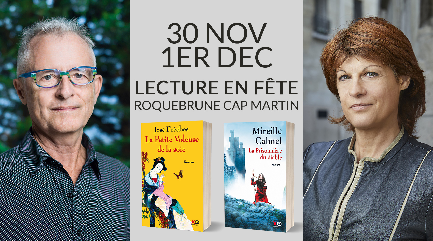 NOS AUTEURS AU SALON LECTURE EN FÊTE DE ROQUEBRUNE CAP MARTIN