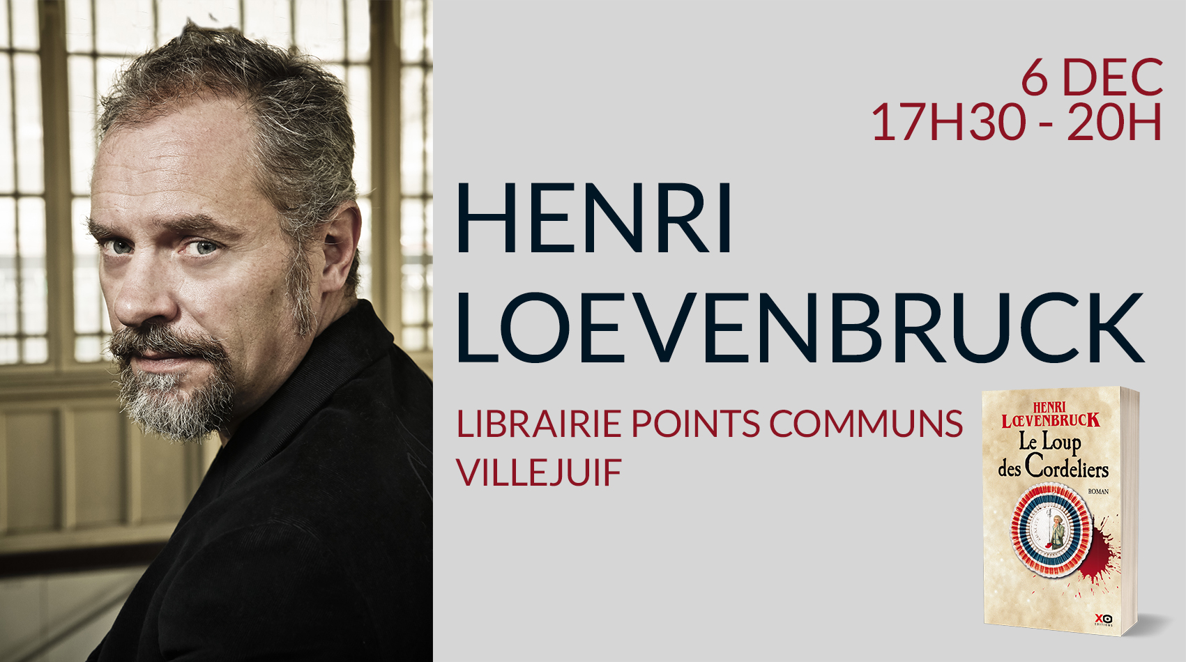 HENRI LOEVENBRUCK EN DÉDICACE À VILLEJUIF