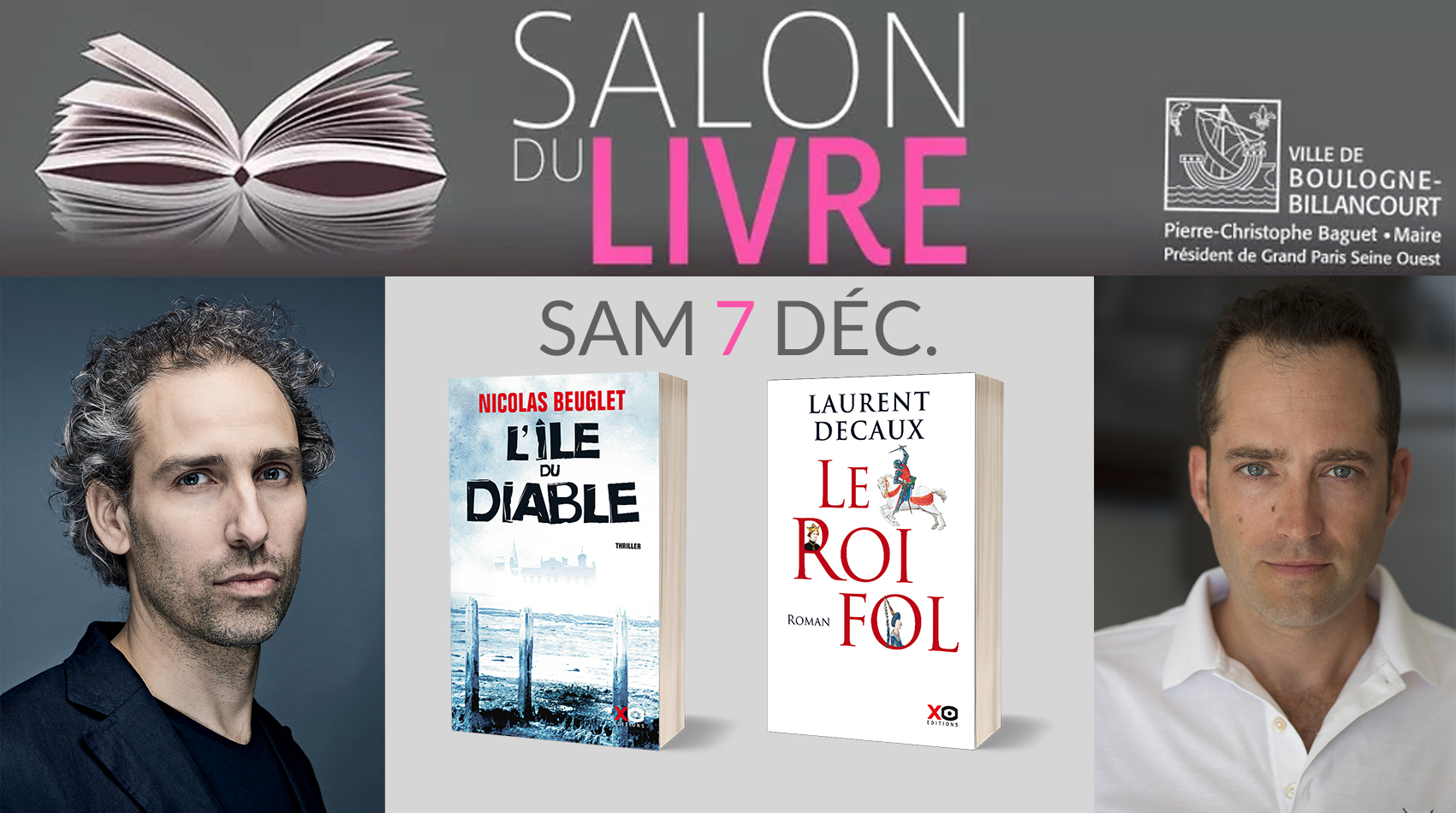 LES AUTEURS XO AU SALON DU LIVRE DE BOULOGNE BILLANCOURT