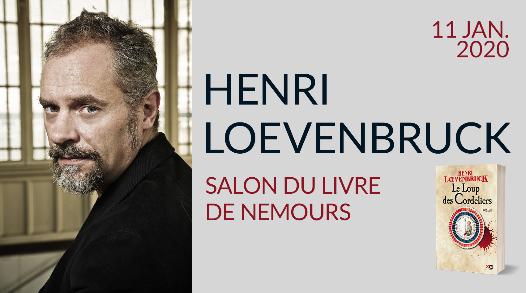 HENRI LOEVENBRUCK AU SALON DU LIVRE DE NEMOURS