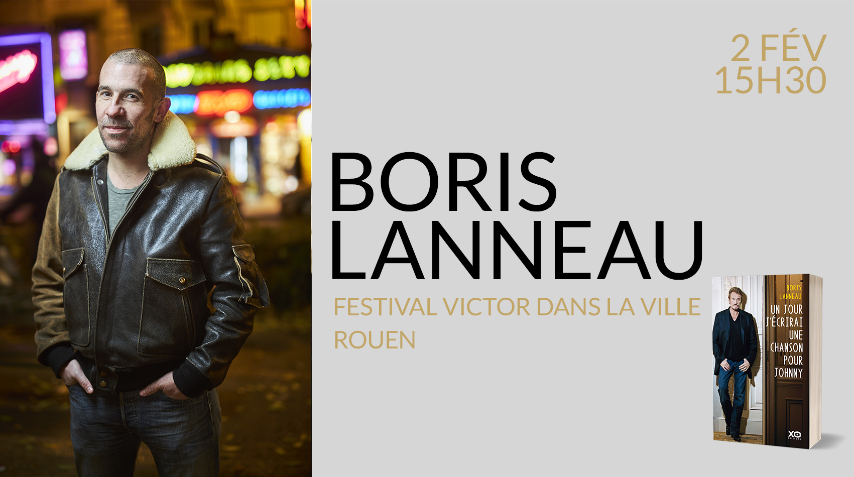 BORIS LANNEAU AU FESTIVAL VICTOR DANS LA VILLE DE ROUEN