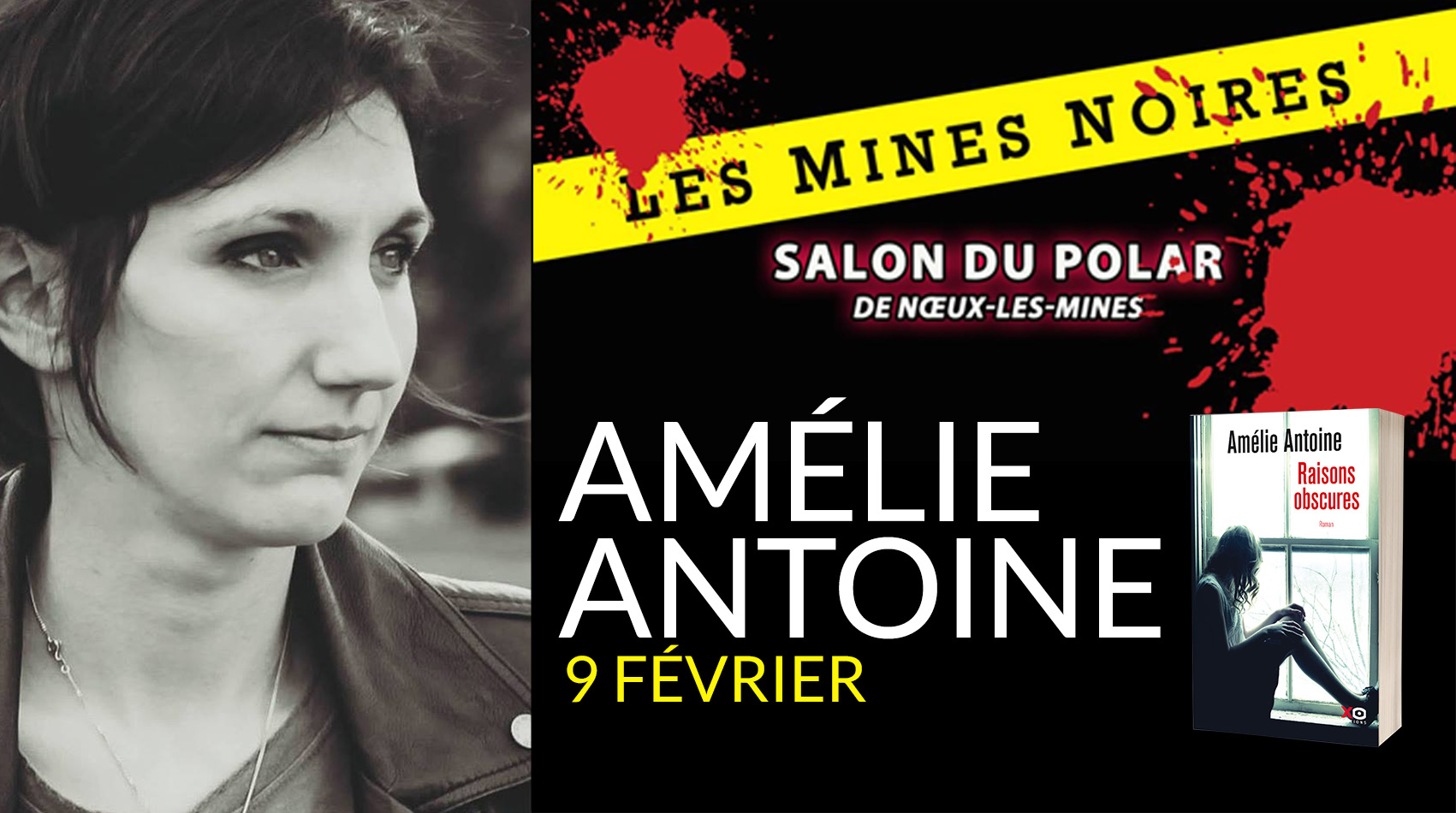 AMÉLIE ANTOINE AU SALON DES MINES NOIRES