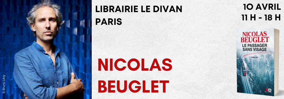 Nicolas Beuglet en dédicace à la Librairie Le Divan - Paris