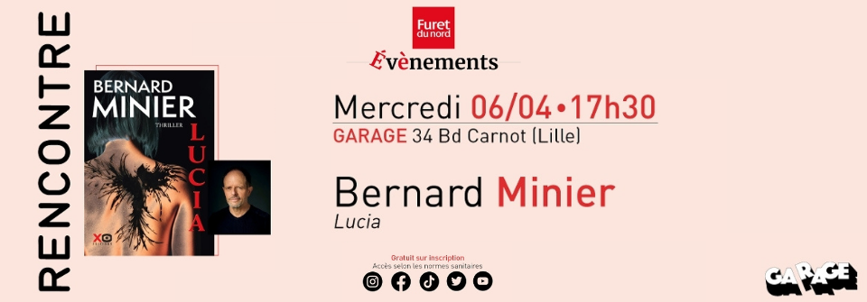 Bernard Minier en dédicace au Furet du Nord - Lille