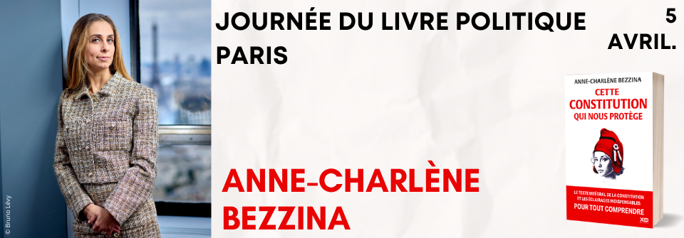 Anne-Charlène Bezzina participe à la Journée du Livre Politique