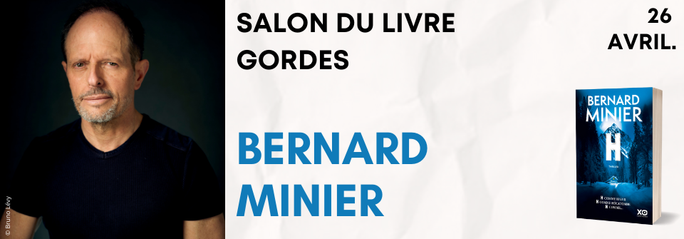 Bernard Minier au salon du livre de Gordes